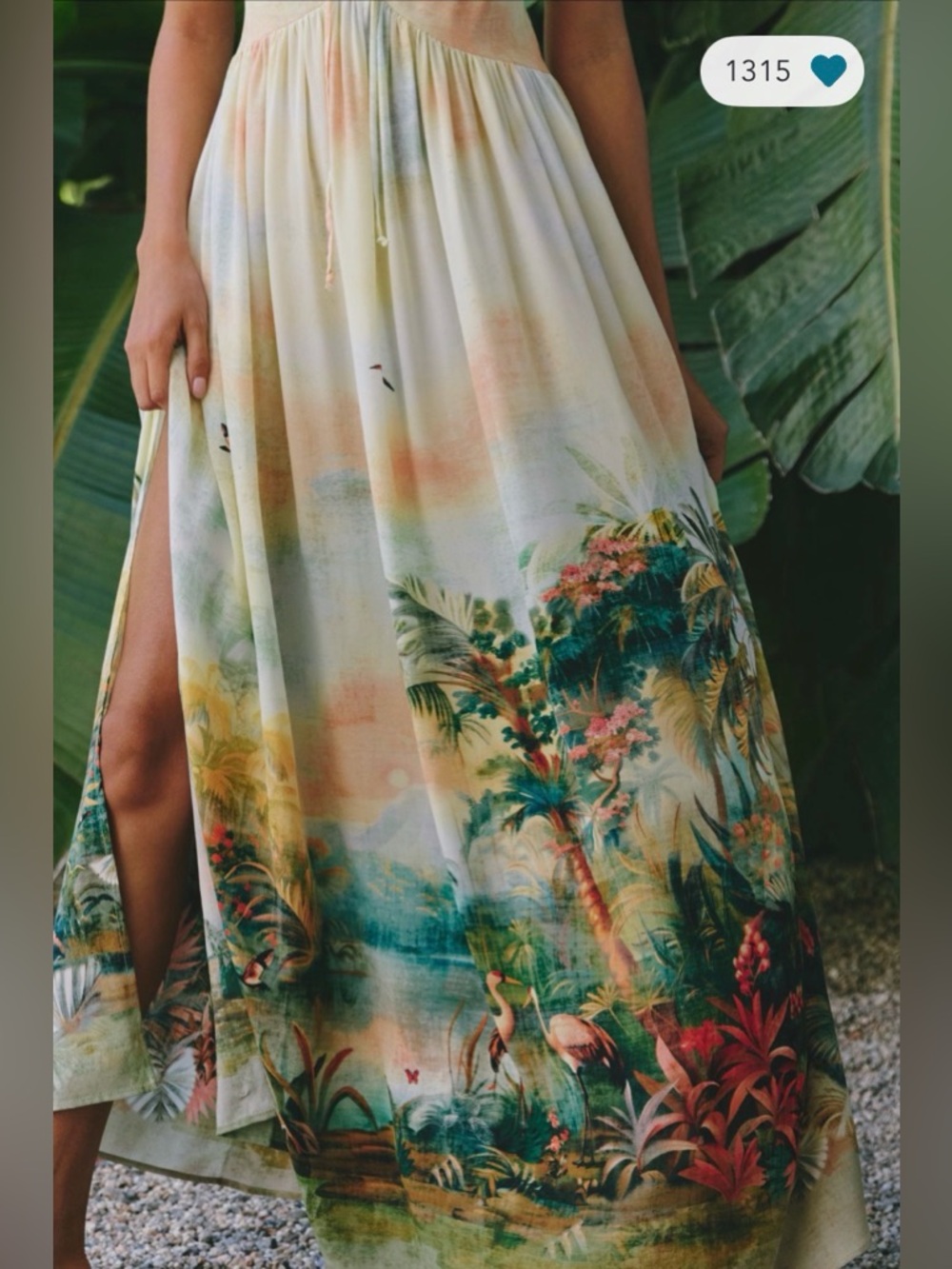Anthropologie x Celandine Sleeveless Scenic Maxi Dress NWT - Picture 6 of 8